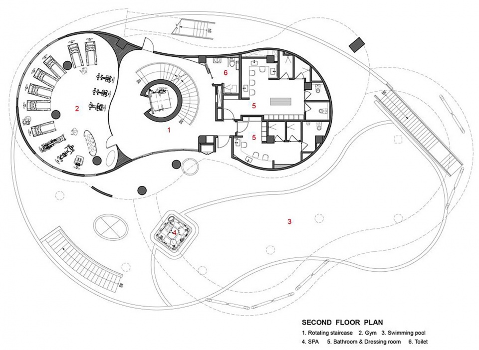 green places community clubhouse by chain10 architecture interior design institute