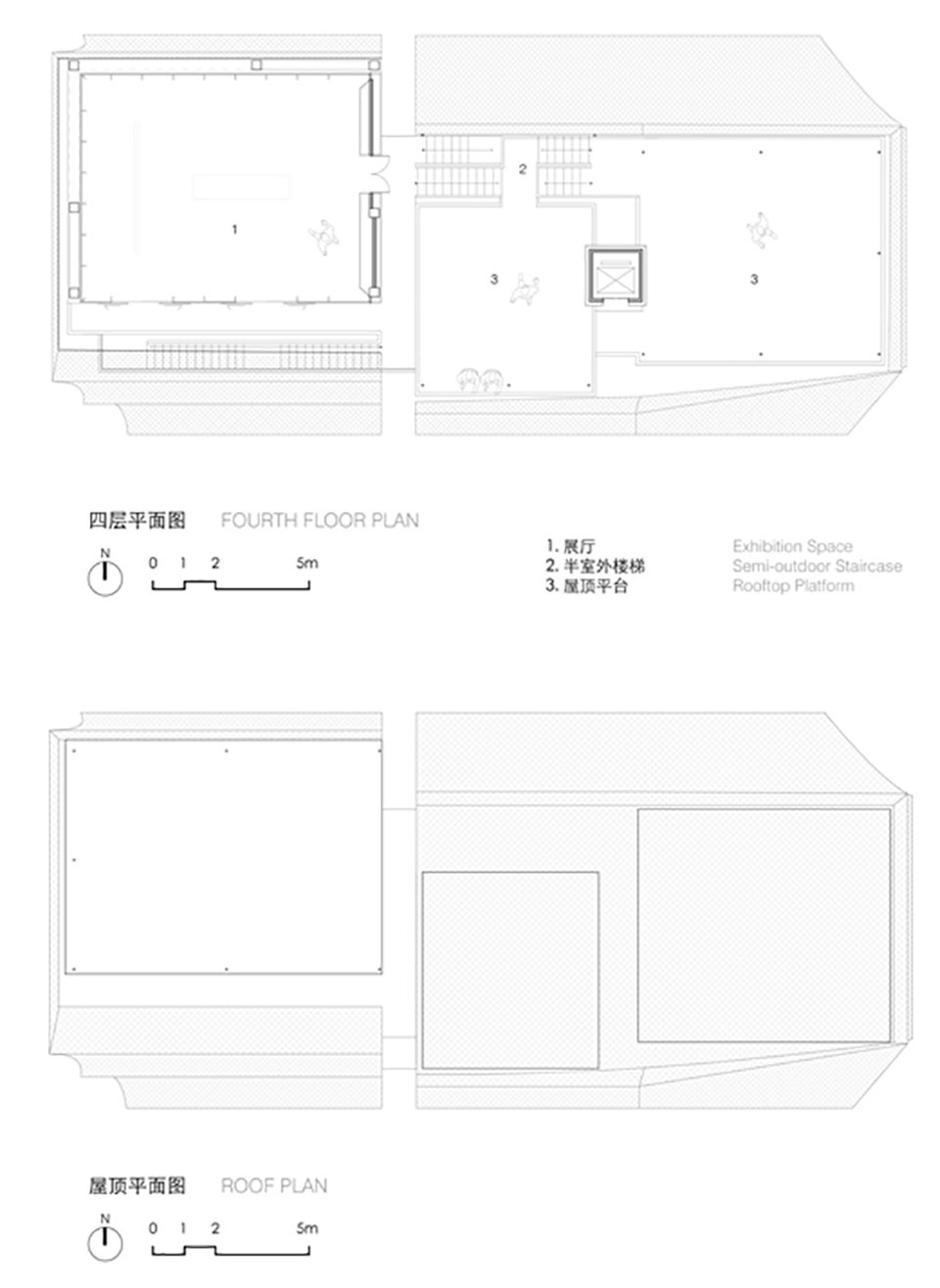 平面图 Plans ©迹·建筑事务所TAO