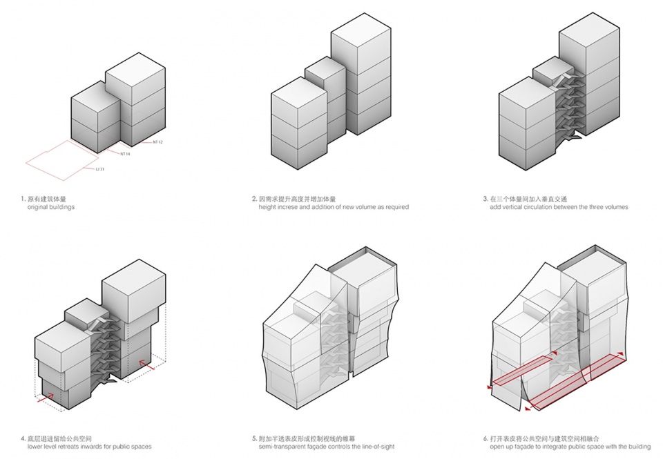 形态生成 Morphogenetic analysis diagram ©迹·建筑事务所TAO