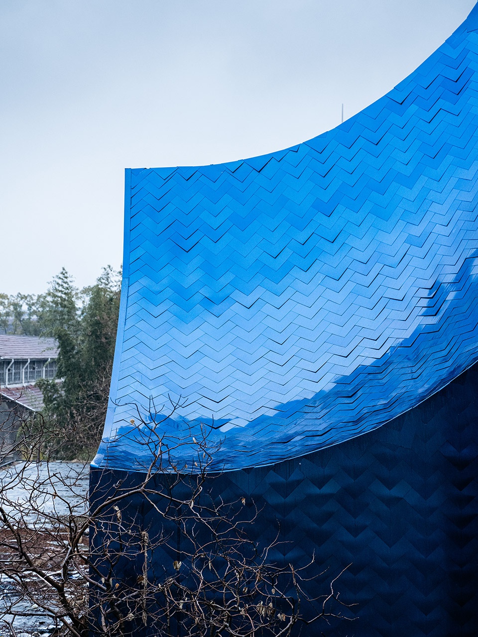 Blue Hills and White Cliffs China by Wutopia Lab