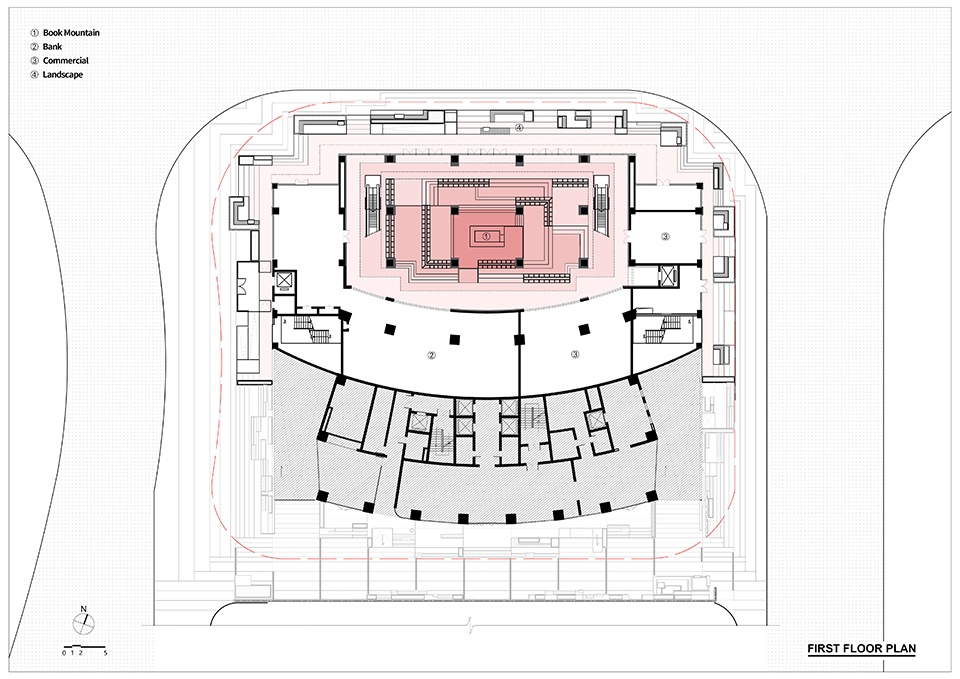 1F平面图 Plan 1F © Wutopia Lab