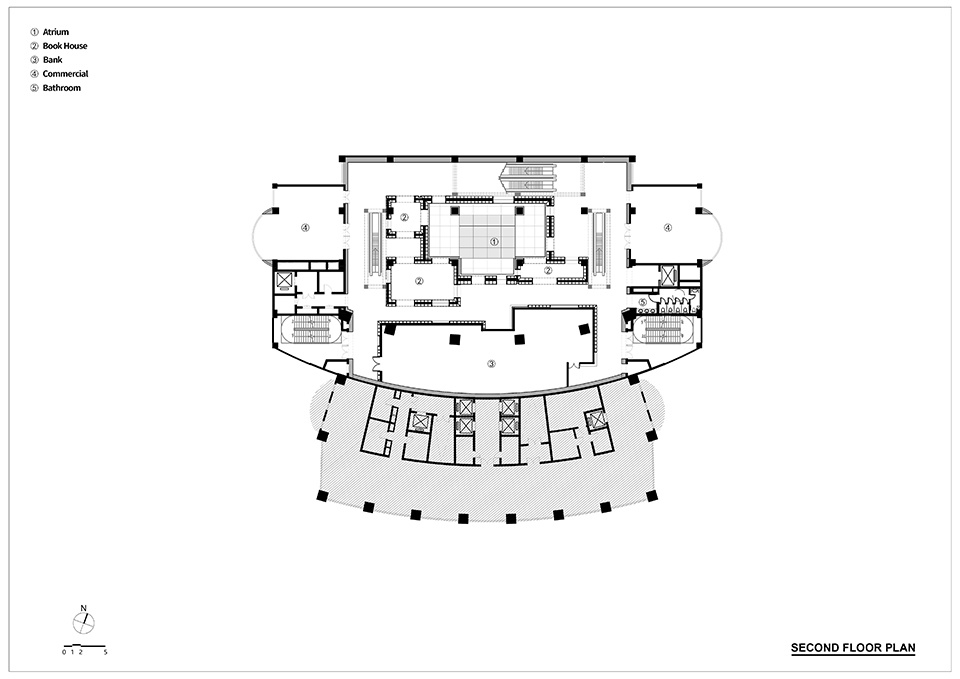 2F平面图 Plan 2F © Wutopia Lab