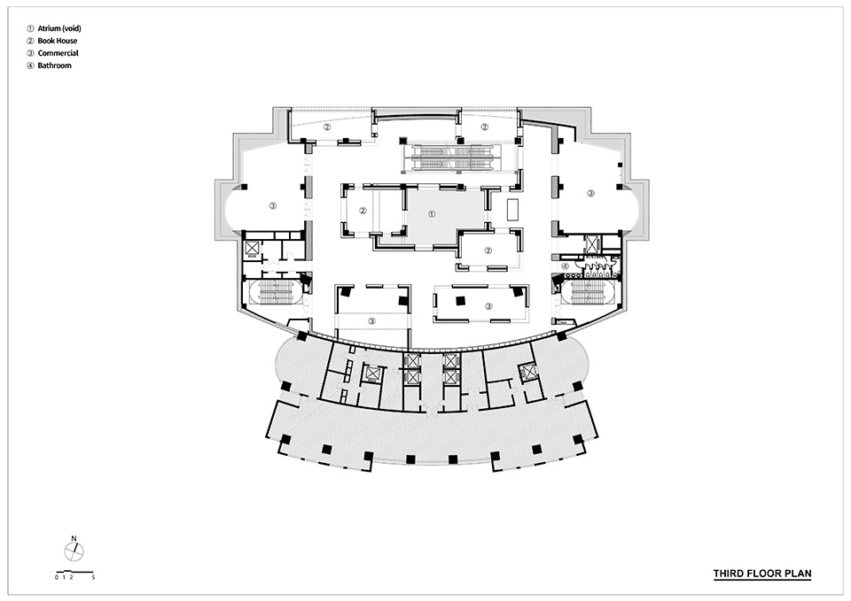 3F平面图 Plan 3F © Wutopia Lab