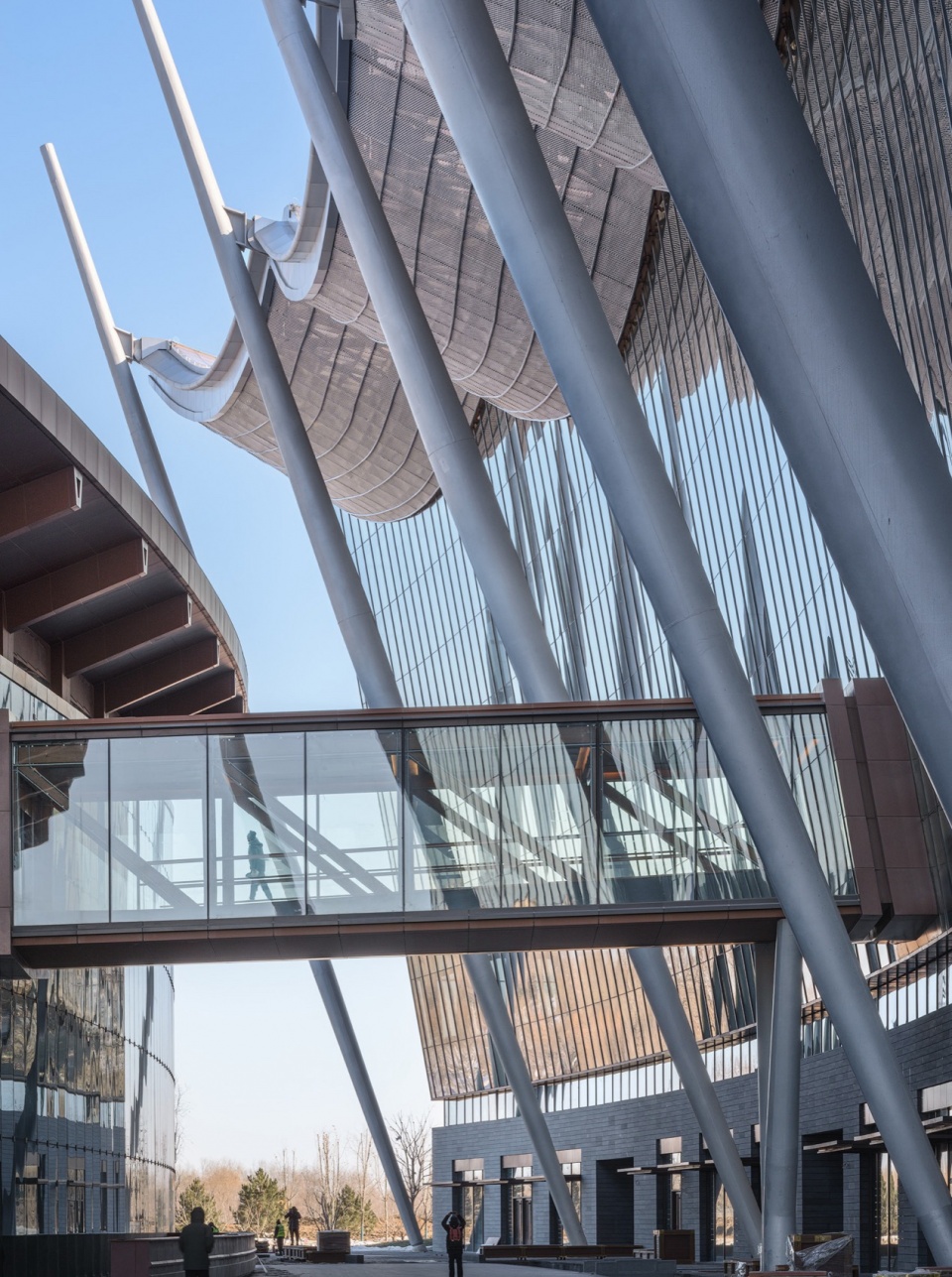 空中连廊 the grand canal museum of beijing by china architecture design and research group and arep