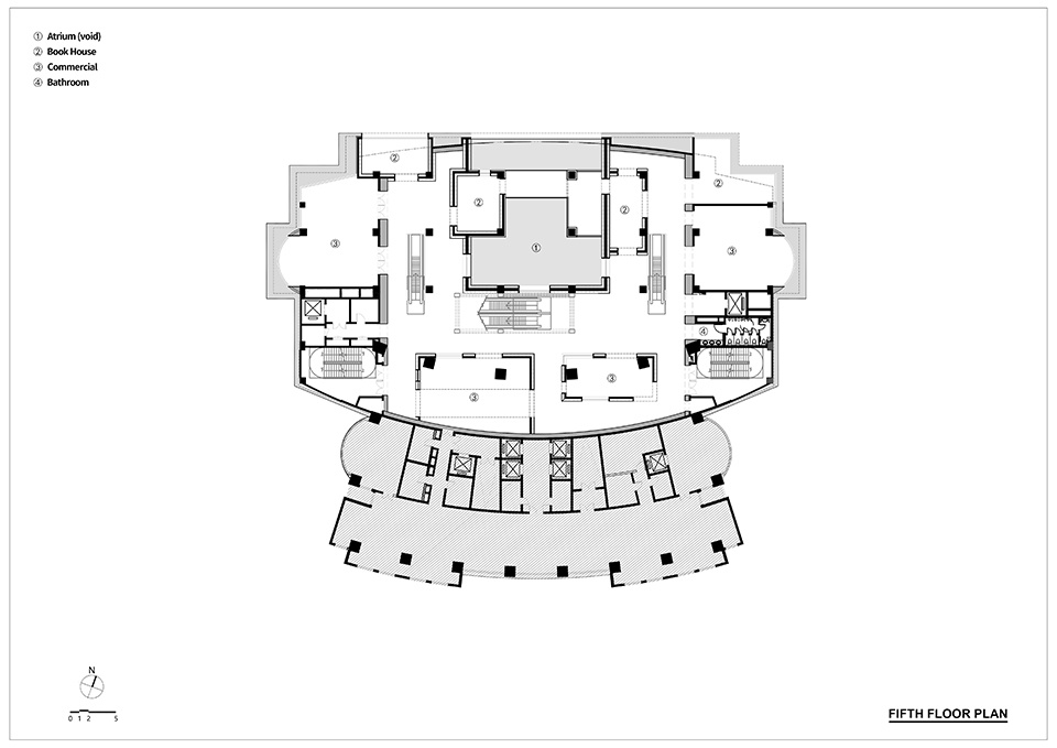 5F平面图 Plan 5F © Wutopia Lab