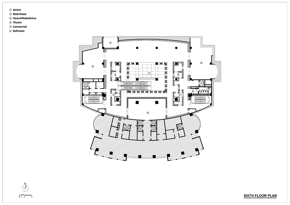 6F平面图 Plan 6F © Wutopia Lab