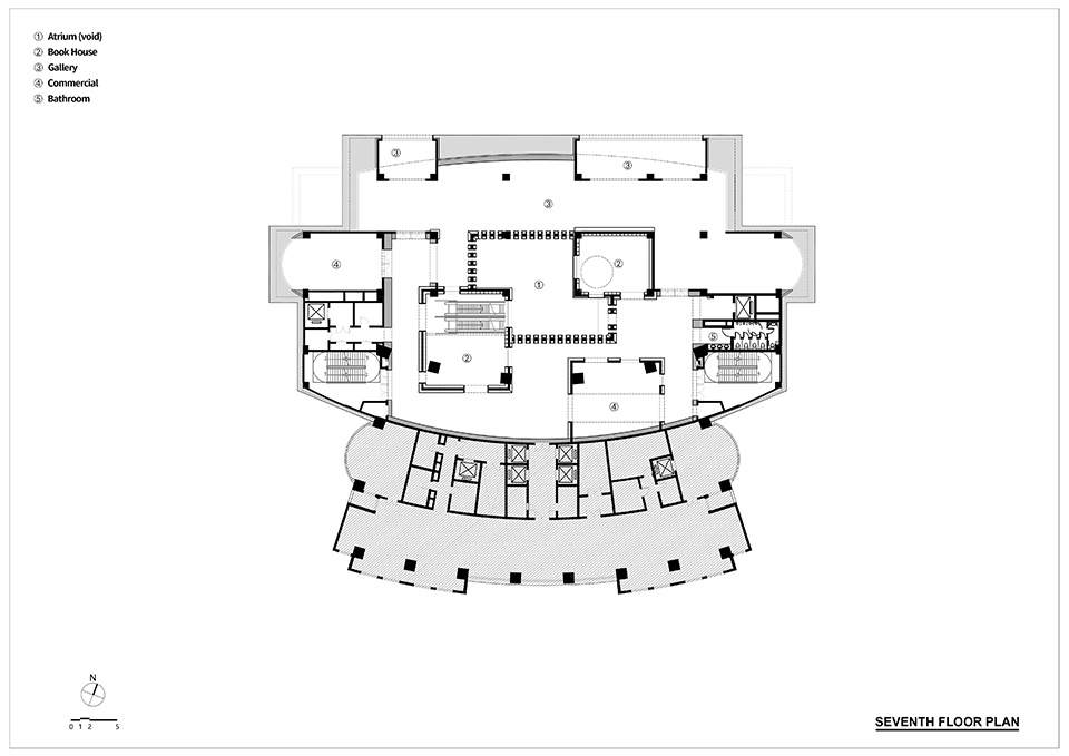 7F平面图 Plan 7F © Wutopia Lab