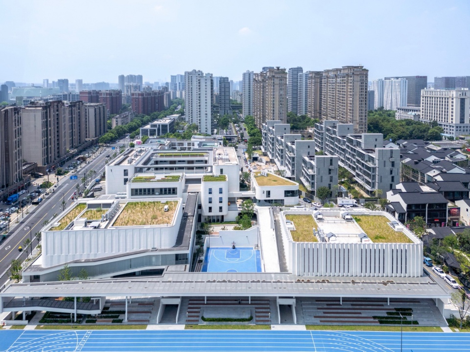 大关小学祥符校区 实景照 校园鸟瞰 ©刘国威