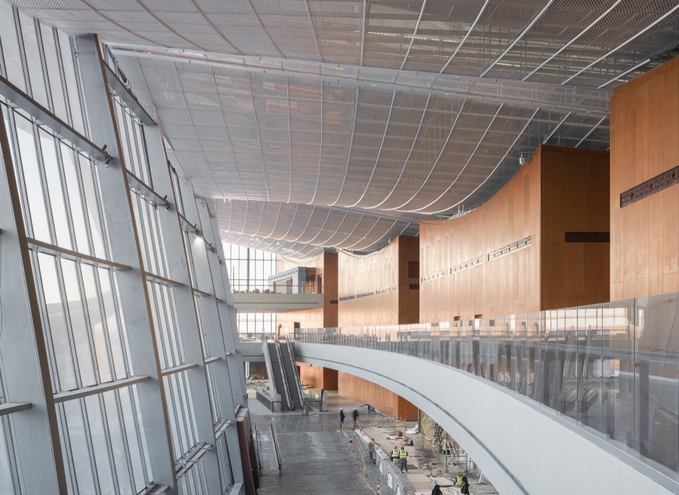 展陈大楼内景 the grand canal museum of beijing by china architecture design and research group and arep