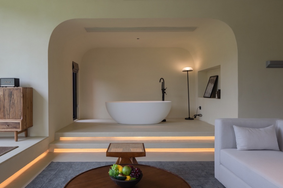 .大套房沐浴区Bath Area in Master Suite
