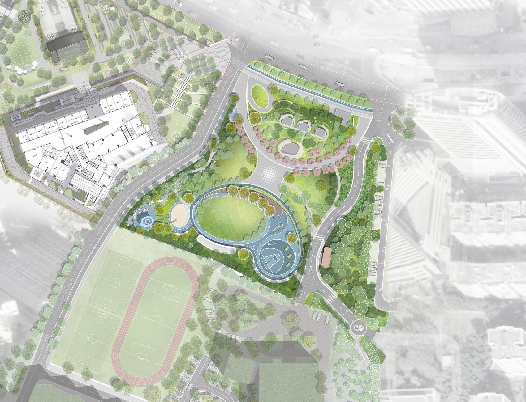 North Lilin Park by HOPE DESIGN - 谷德设计网