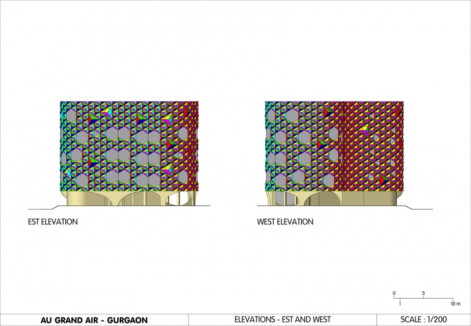 Elevations Est West au grand airnursery kindergarten