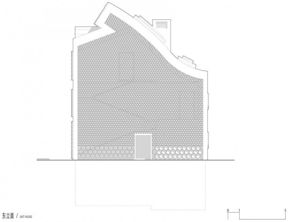 东立面©we architects zero carbon senior activity center by we architects