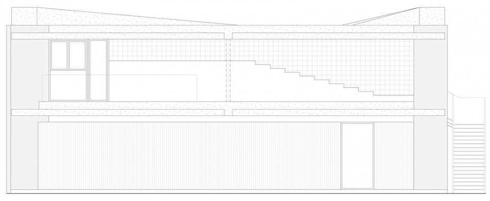 东立面 rural community funded library by in place studio