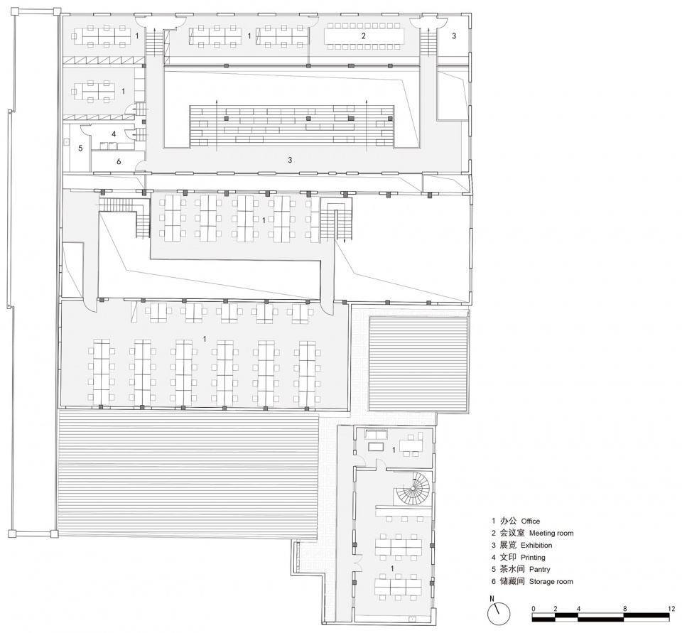 二层平面图First floor plan@平介设计 Parallect Design