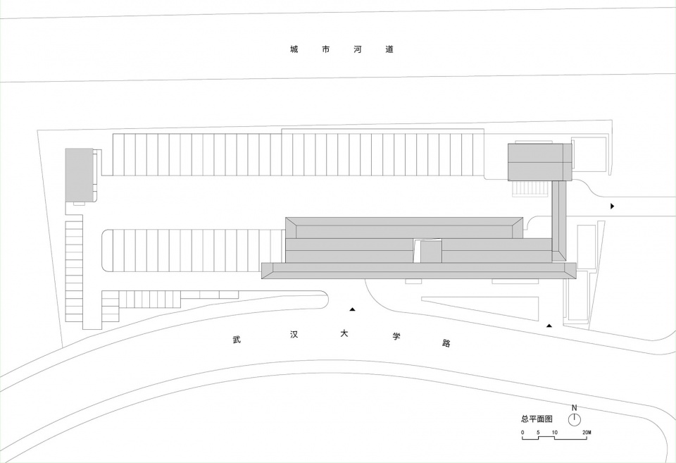 总平面图 01 design for bus terminal of duke kunshan university station by atelier archmixing
