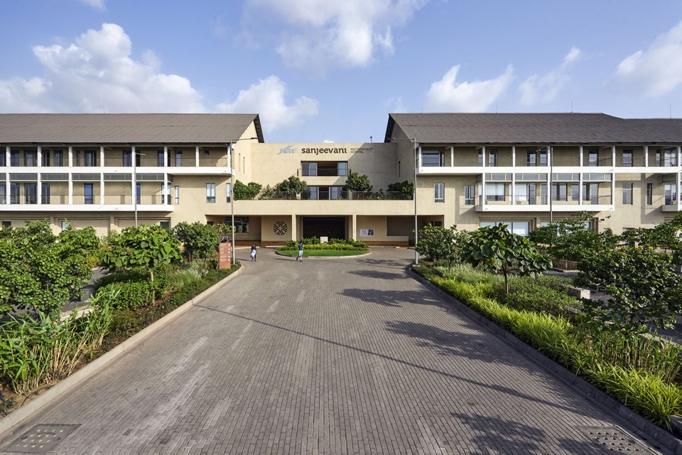 jsw sanjeevani multispeciality hospital by sjk architects
