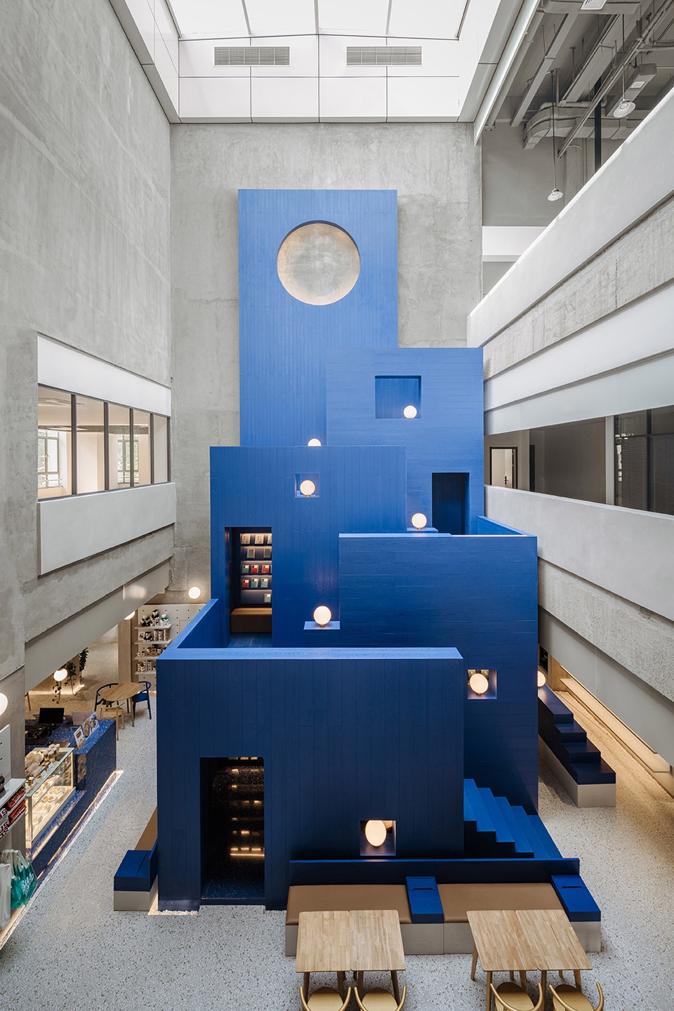 university sport book store by studio yuda studio nor