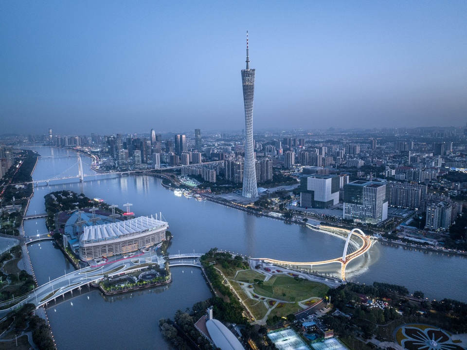 guangzhou haixin bridge by architectural design research institute of scut