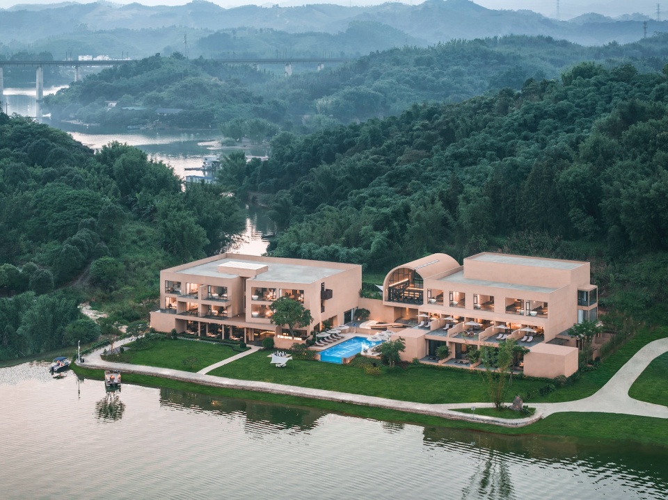 清远慈湖书院 城外建筑