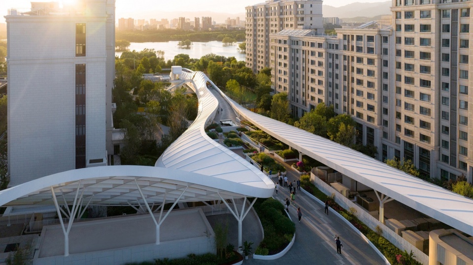 Landscape Design for Beijing Yan Garden Phase III Taikang Flagship Retirement Community by HOPE DESIGN