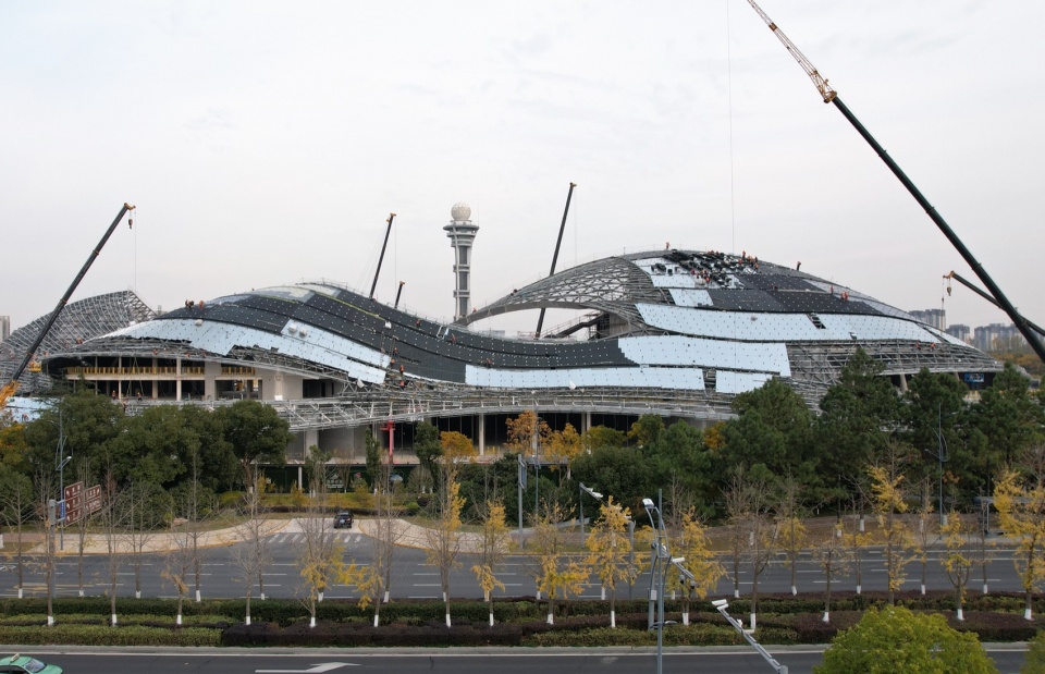 MAD Jiaxing South Lake Future Plaza is under construction