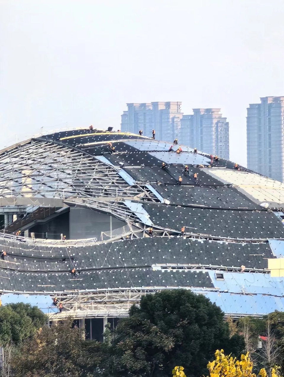 MAD Jiaxing South Lake Future Plaza is under construction