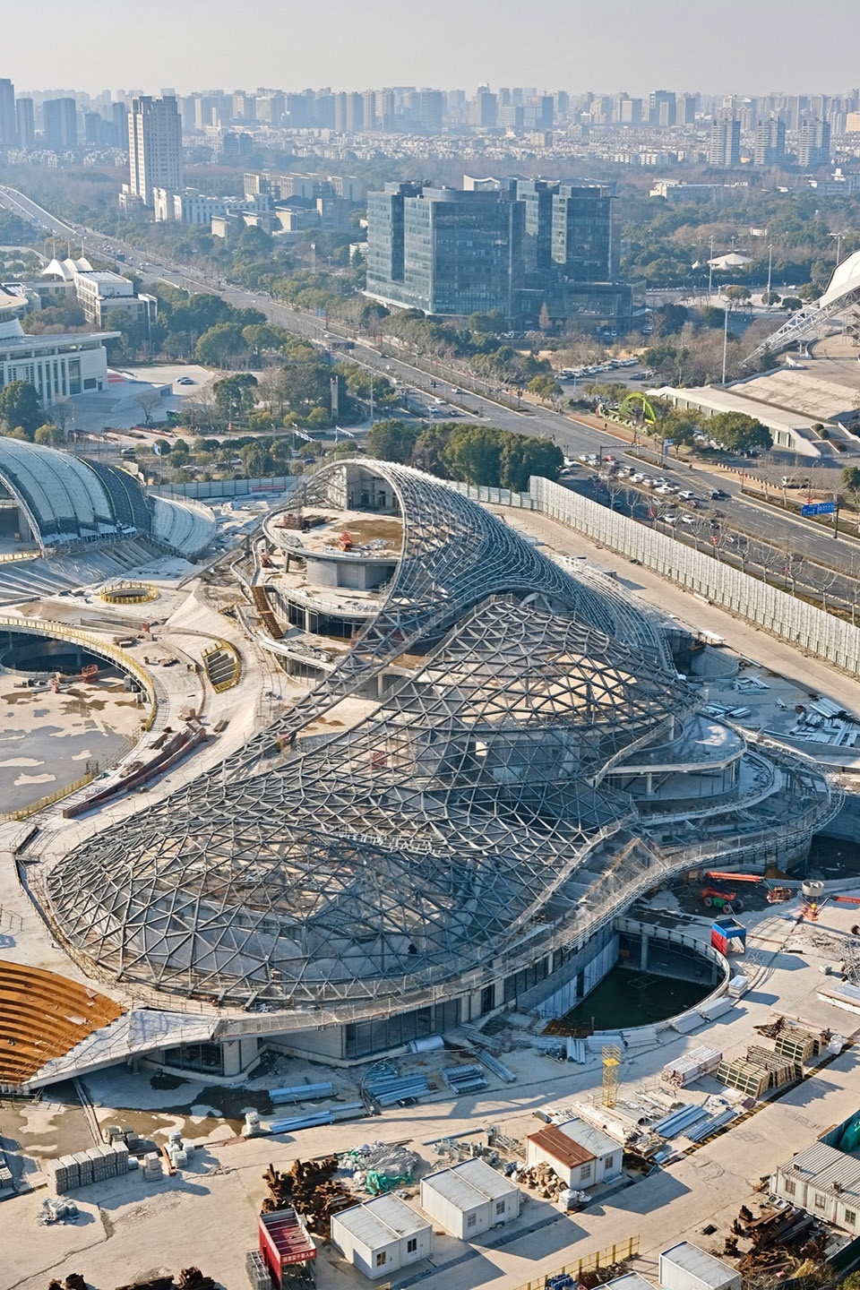 MAD Jiaxing South Lake Future Plaza is under construction