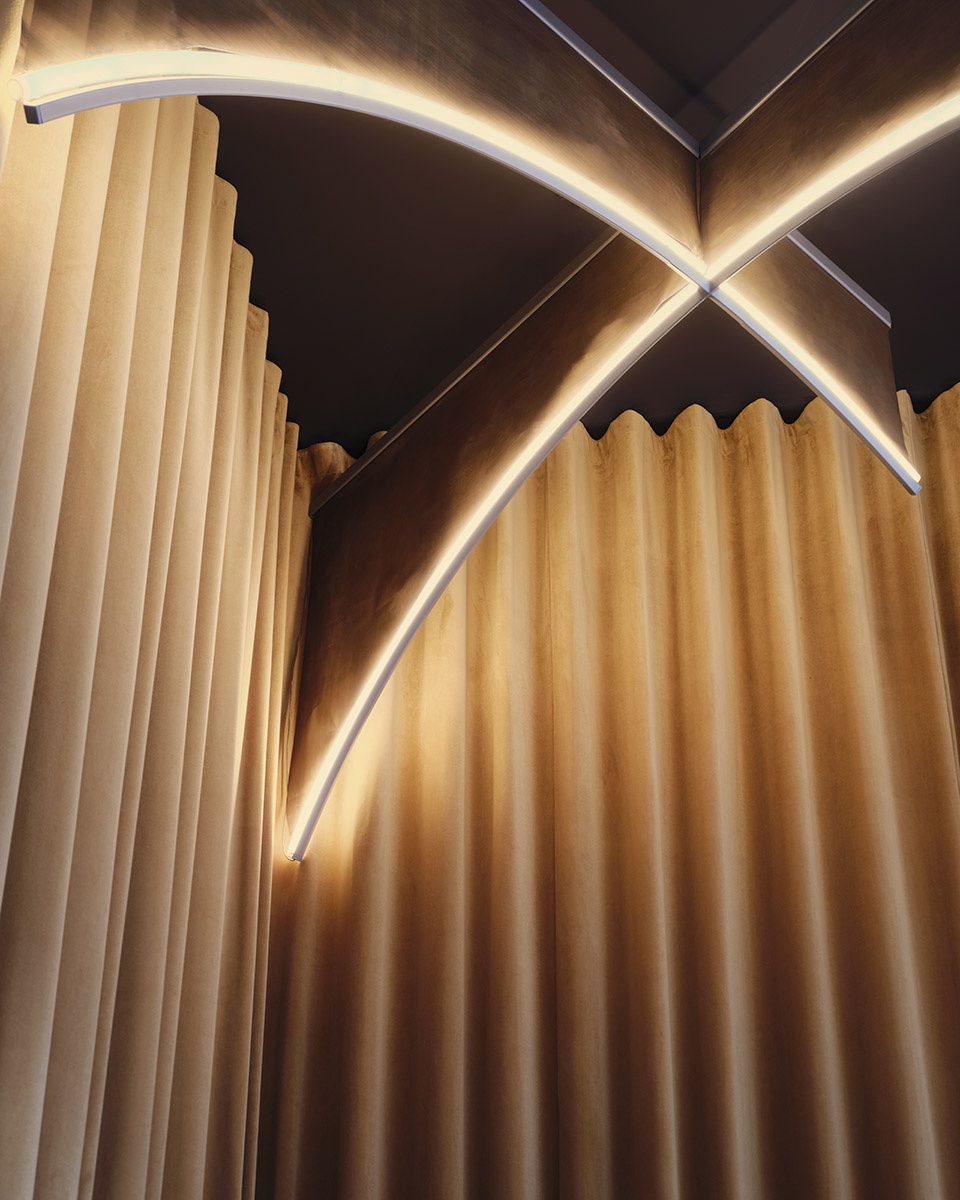 all day brasserie cinema spaces by studio modijefsky