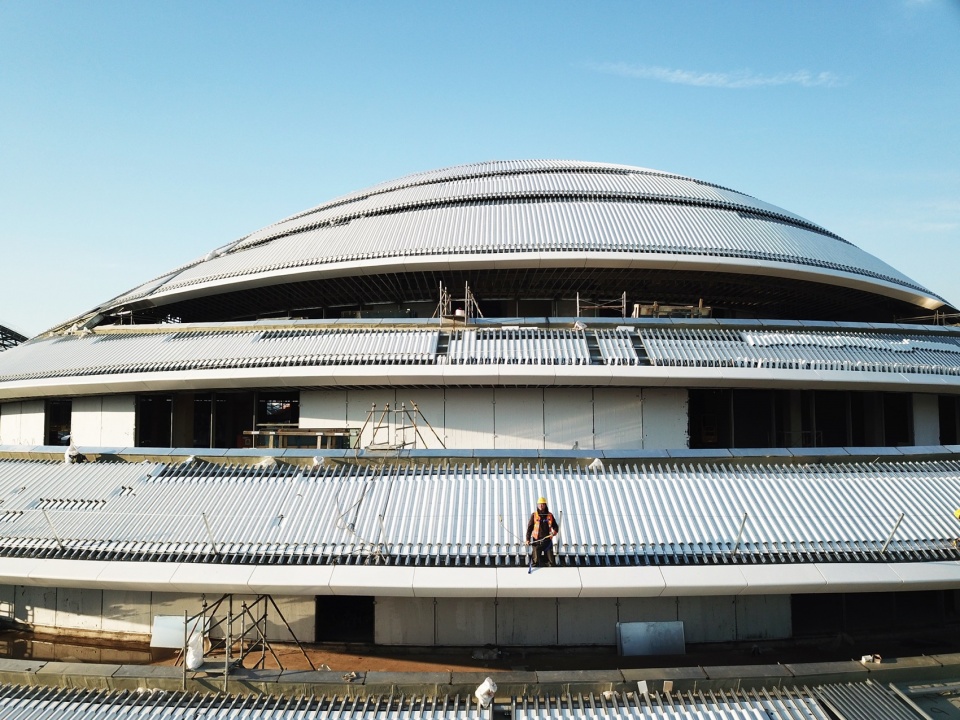MAD Jiaxing South Lake Future Plaza is under construction