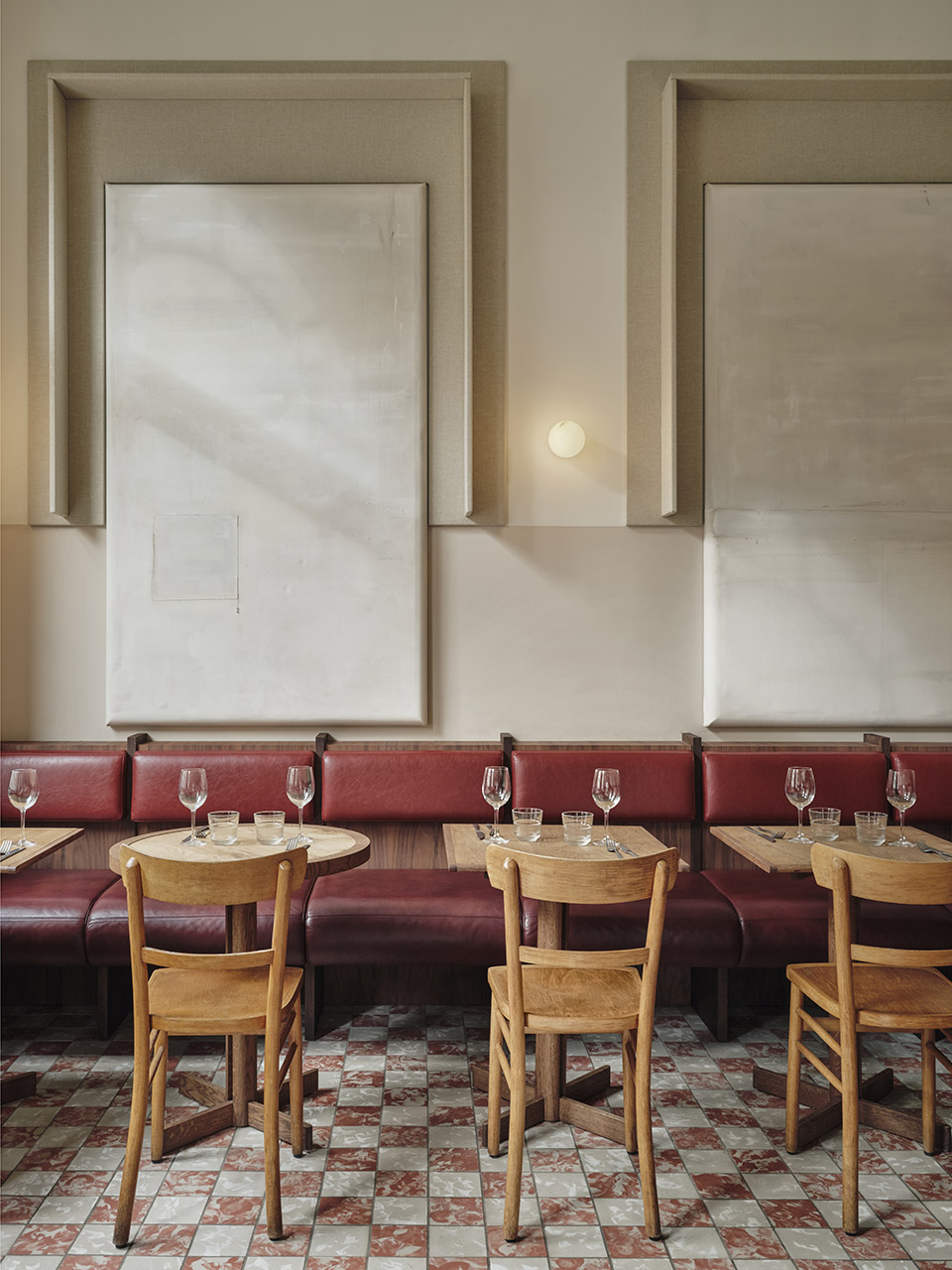 all day brasserie cinema spaces by studio modijefsky