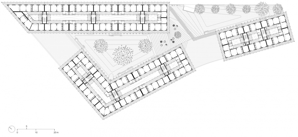 social housing 1737 by harquitectes