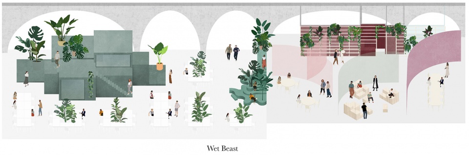 wet beast office environment by studioninedots