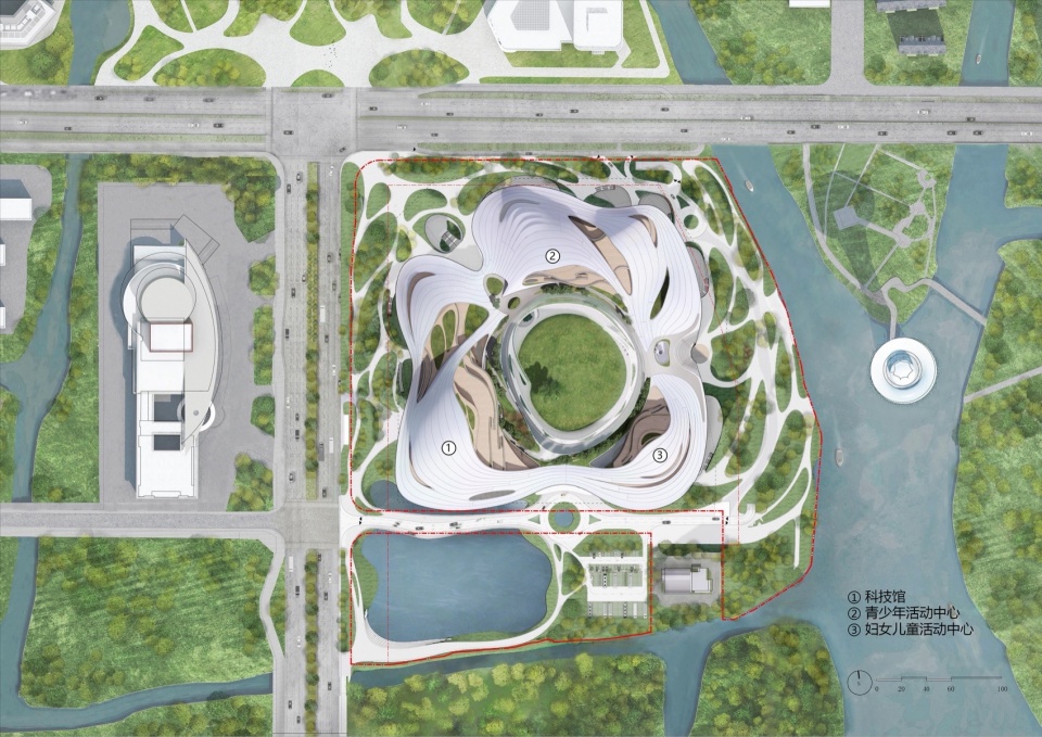 MAD Jiaxing South Lake Future Plaza is under construction