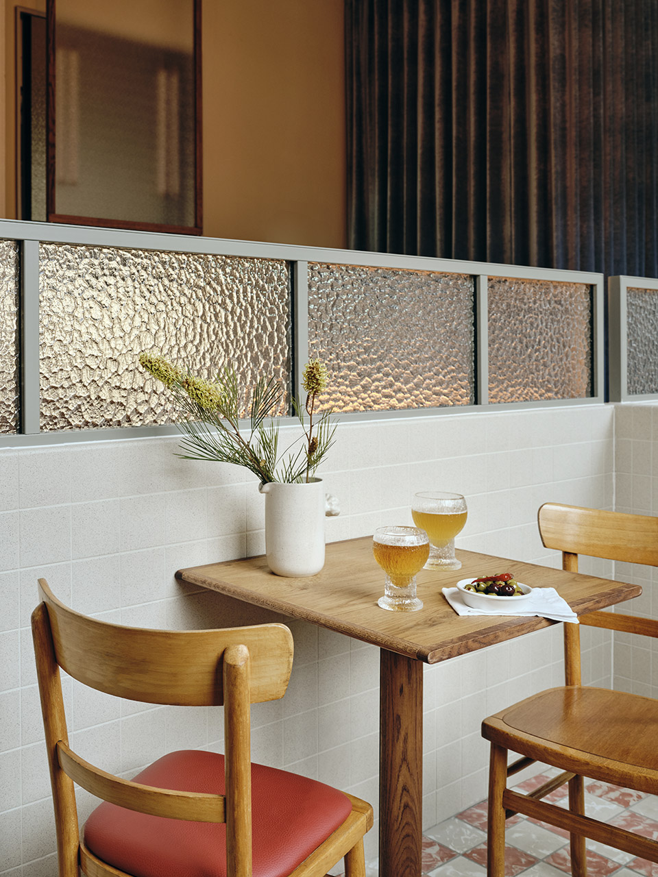all day brasserie cinema spaces by studio modijefsky