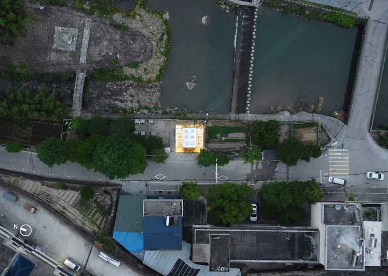 public toilet in dalinggen village by aerobic architecture songyang yuankun construction