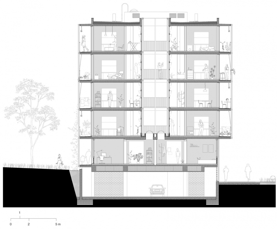 social housing 1737 by harquitectes