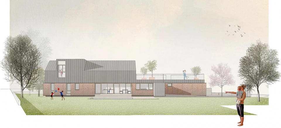 casa 9 border house by lca architetti