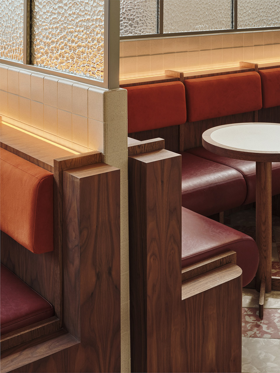 all day brasserie cinema spaces by studio modijefsky