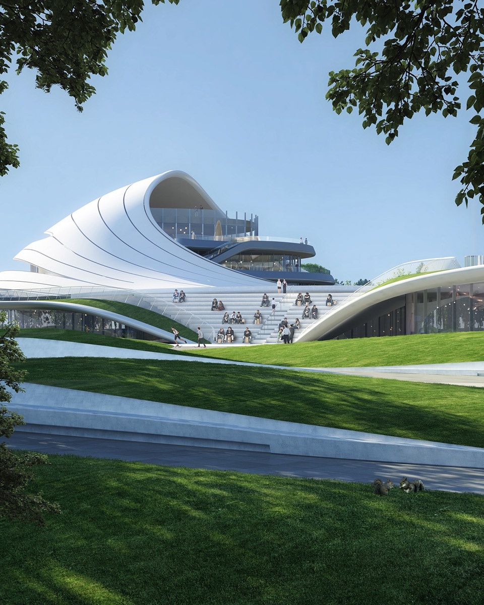 MAD Jiaxing South Lake Future Plaza is under construction