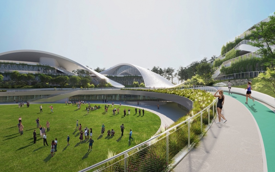 MAD Jiaxing South Lake Future Plaza is under construction