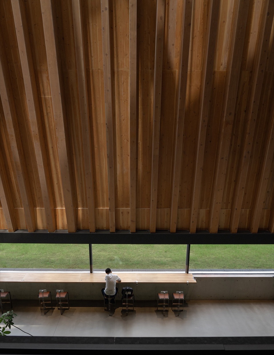 The Big Barn Town Center of Yu Niao Liu Su by Atelier Deshaus