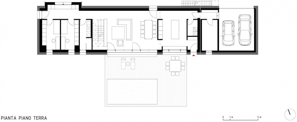 casa 9 border house by lca architetti