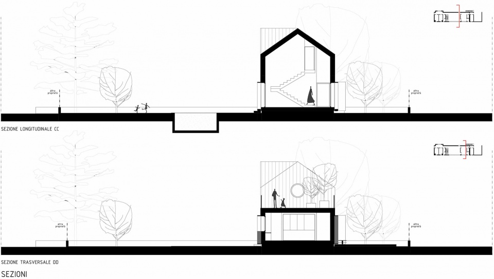 casa 9 border house by lca architetti