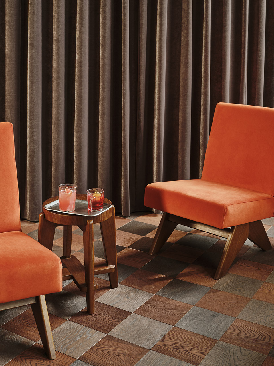 all day brasserie cinema spaces by studio modijefsky
