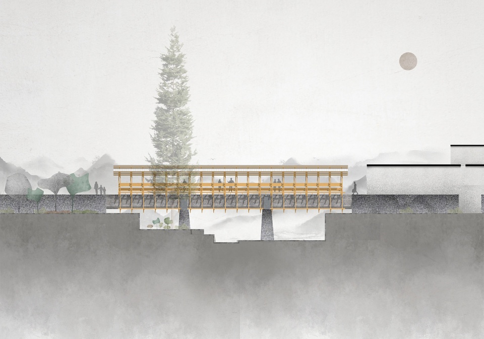 fw jithe covered bridge on aqueduct by iara