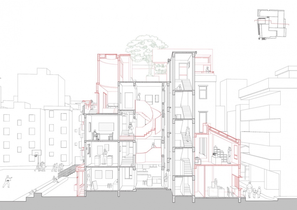 Nantou Hybrid Building China by URBANUS