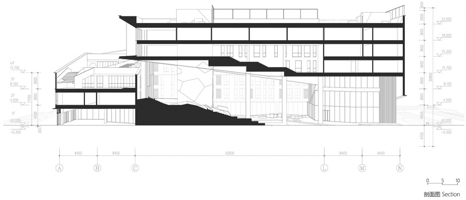 oct vanke century waterfront community service center by shuishi