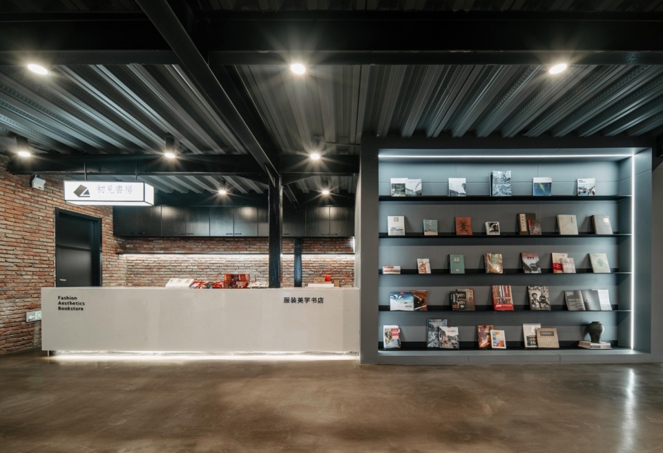 大厅水吧台和书吧bookstore and bar@徐英达