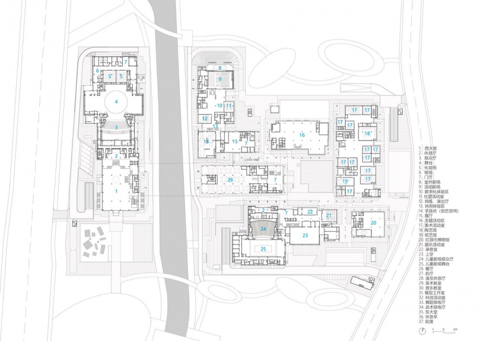 一层平面图 PLAN 1F CN